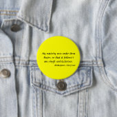 Button/badge - Shakespeare, "King Lear" 7,5 cm Rou Ronde Button 7,6 Cm (In situ)