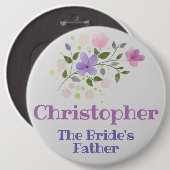 Button Badge van de Bride (Voorkant /achterkant)