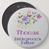 Button Badge van de Bridegroom (Voorkant /achterkant)
