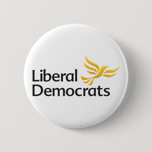 Button Badge voor de liberale democraten (Voorkant)