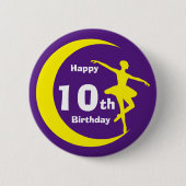 Button - Ballerina 10e Verjaardag (Voorkant)