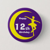 Button - Ballerina 12e Verjaardag (Voorkant)