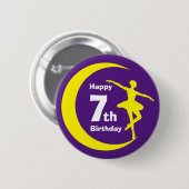 Button - Ballerina 7 jarig (Voorkant /achterkant)