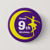 Button - Ballerina 9 jarig (Voorkant)
