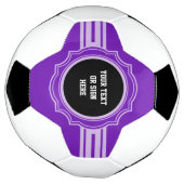 Button / banner - trans. white XII + jouw ideeën Voetbal (Gedraaid)