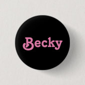 Button Becky (Voorkant)