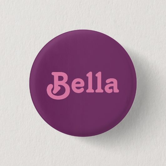 Button Bella (Voorkant)