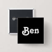 Button Ben (Voorkant /achterkant)