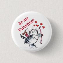 Button, ben ik mijn Valentijn?