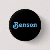 Button Benson (Voorkant)