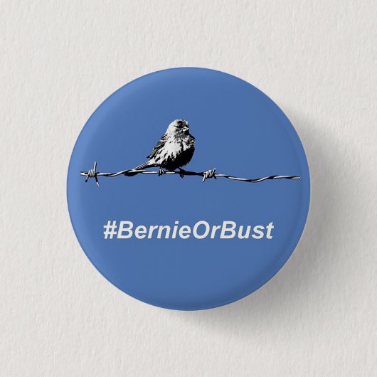 Button Bernie of Bust (Voorkant)
