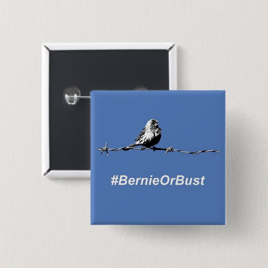 Button Bernie of Bust (Voorkant /achterkant)