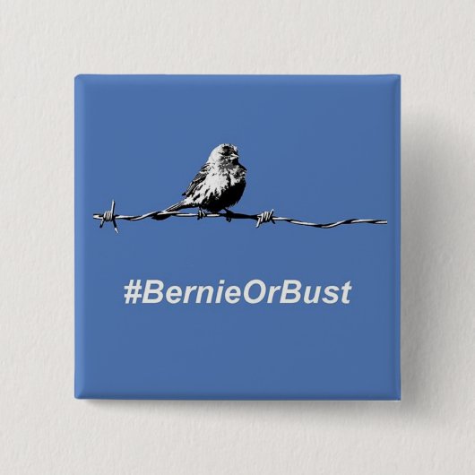 Button Bernie of Bust (Voorkant)