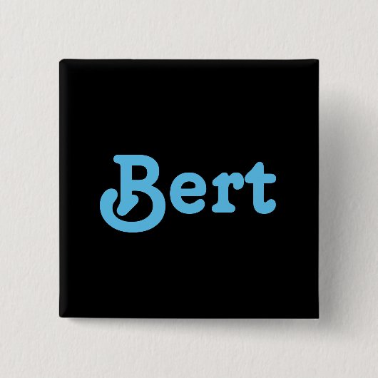 Button Bert (Voorkant)