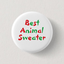 Button "Best Animal Sweater"