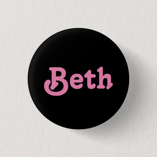 Button Beth (Voorkant)