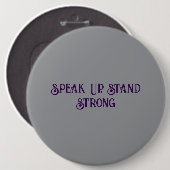 Button bewustmakingsronde huiselijk geweld (Voorkant /achterkant)