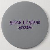 Button bewustmakingsronde huiselijk geweld (Voorkant)
