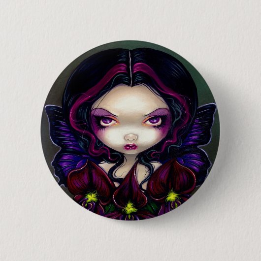 Button "Black Orchid Fairy" (Voorkant)