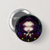 Button "Black Orchid Fairy" (Voorkant /achterkant)