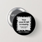 Button - BLACK - QR - PURE Collection (Voorkant /achterkant)