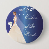 Button Blauwe Bridal van de OB (Voorkant)