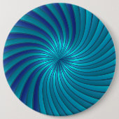 Button blauwe spiraalvortex (Voorkant)