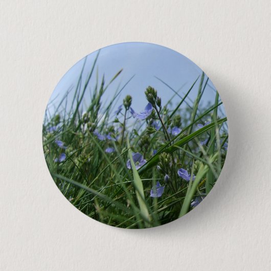 Button blauwe ventilatorbeemdarm / badge (Voorkant)