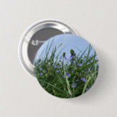 Button blauwe ventilatorbeemdarm / badge (Voorkant /achterkant)