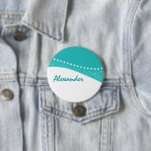 Button blauwgroen sterrencurven (In situ)
