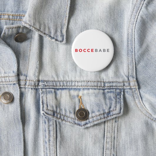 Button "Bocce Babe" (In situ)