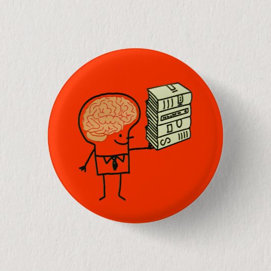 Button Boekbrain (Voorkant)