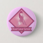 Button - borstkanker overleving (Voorkant)