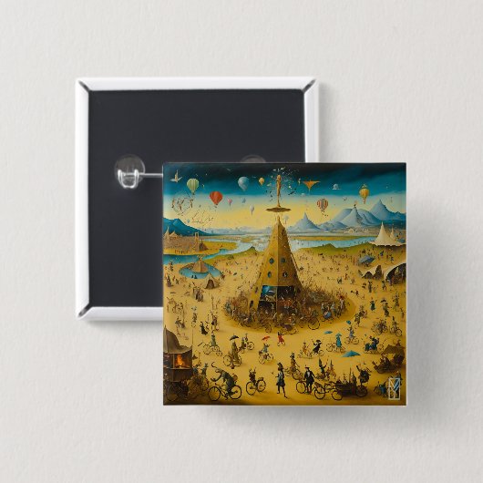 Button Bosch and the Chaos of Burning Man (Voorkant /achterkant)