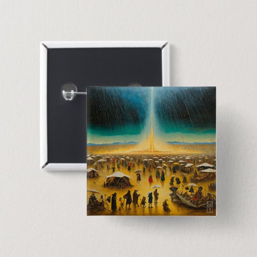 Button Bosch Transforms the Storm at Burning Man (Voorkant /achterkant)