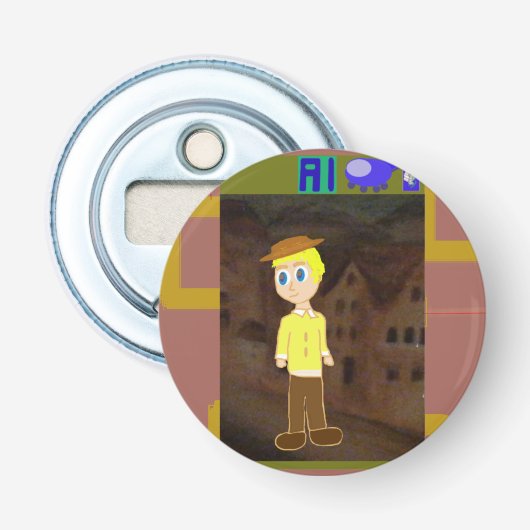 Button Bottle Opener (Voorkant)