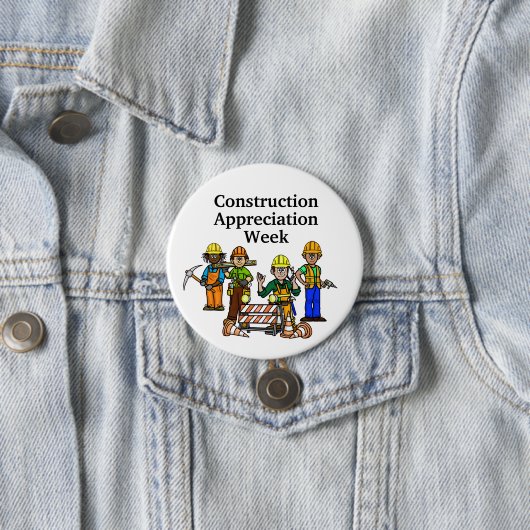 Button Bouwwaardeweek + Werkmannen (In situ)