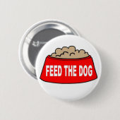 Button Bowl Red Feed De hond (Voorkant /achterkant)