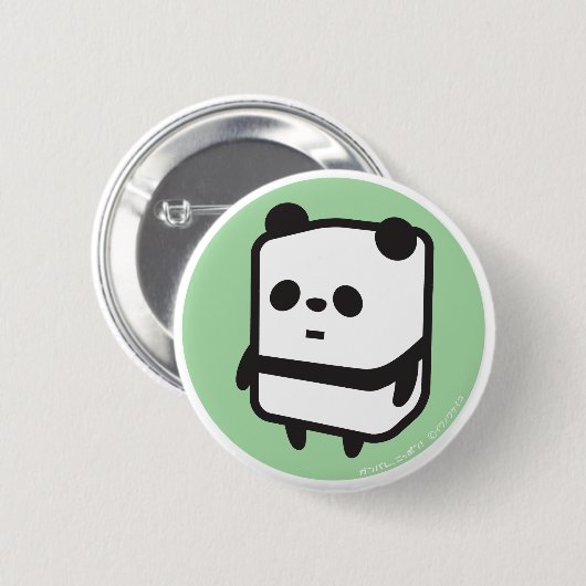 Button - Box Panda - Groen (Voorkant /achterkant)