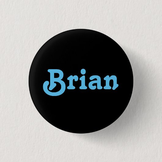 Button Brian (Voorkant)