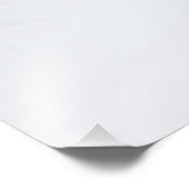 Button Buck Deer in Winter White Snowy Field Foto Afdruk (Hoek)