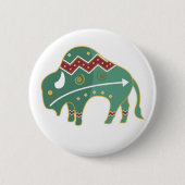 Button Buffalo Design Native American (Voorkant)