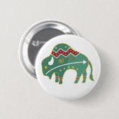 Button Buffalo Design Native American (Voorkant /achterkant)