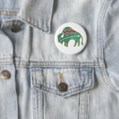 Button Buffalo Design Native American (In situ)