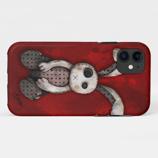 Button Bunny Case-Mate iPhone Case (Achterkant (horizontaal))