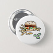 BUTTON BURGER en FRIES (Voorkant /achterkant)