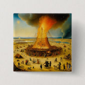 Button Burning Man in Boschian Vision (Voorkant)