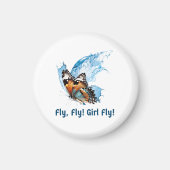 Button Butterfly Magneet (Voorkant)