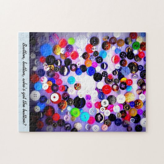 Button, Button, wie heeft de Button? Puzzel (Horizontaal)