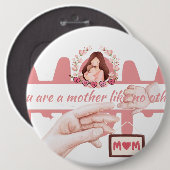 Button cadeau voor moeder (Voorkant /achterkant)